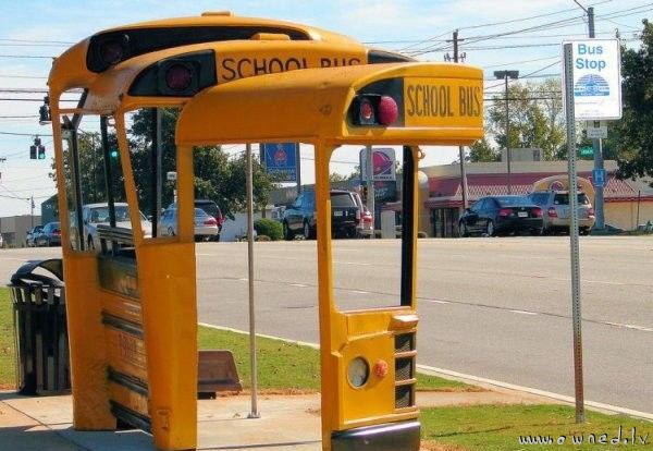 Cool bus stop