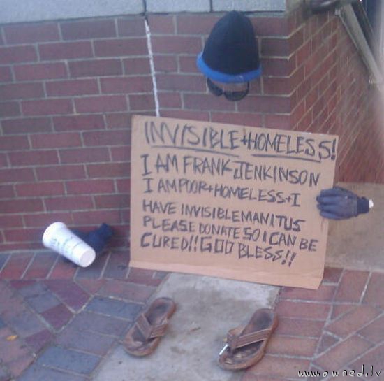 Invisible homeless