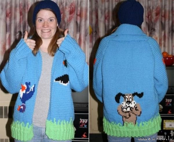 Duck Hunt sweater