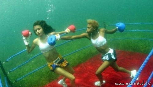 Underwater boxing