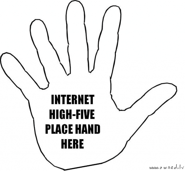 Internet high five