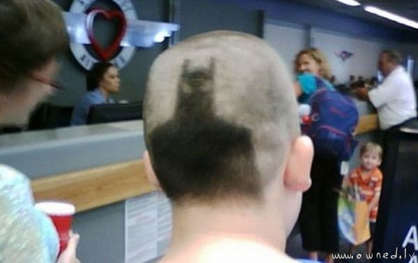 Batman haircut