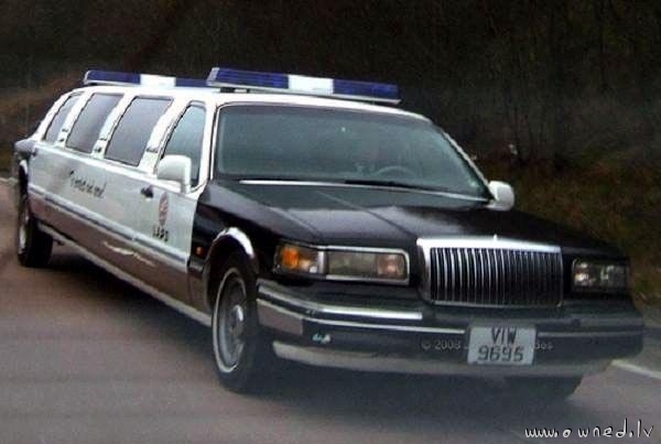 Police limo