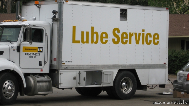 Did you order lube ?