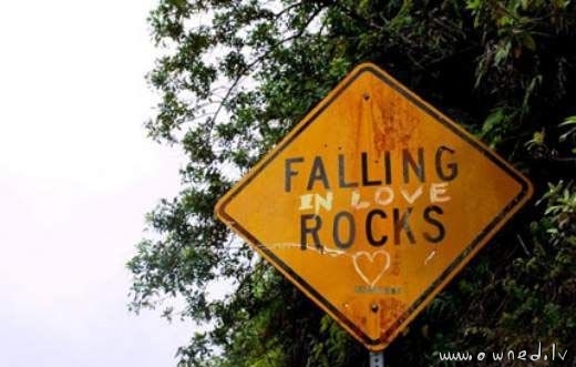 Falling rocks
