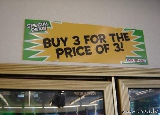 Special deal
