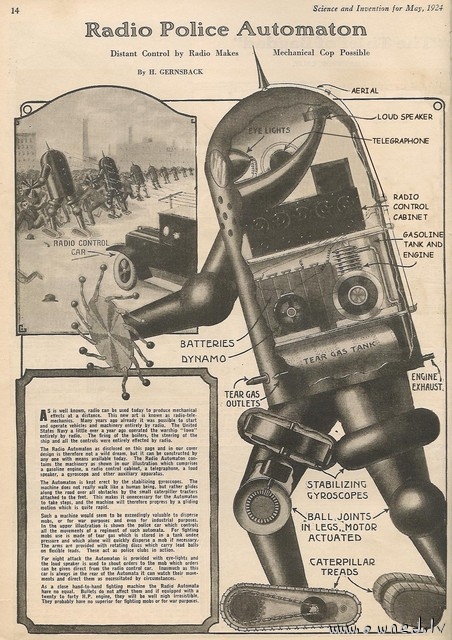 Radio police automaton