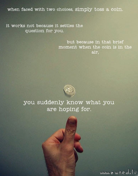 Toss a coin