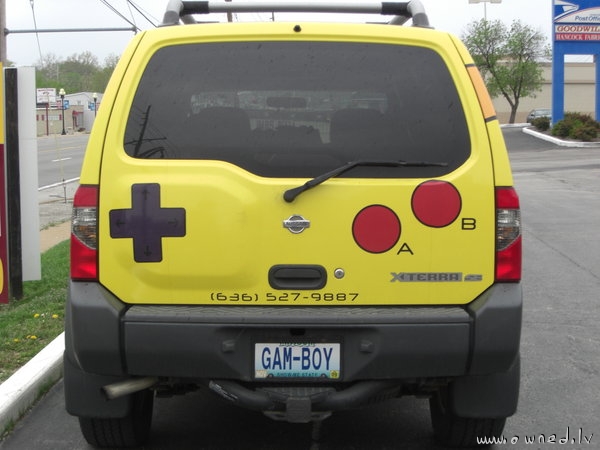 Gameboy car