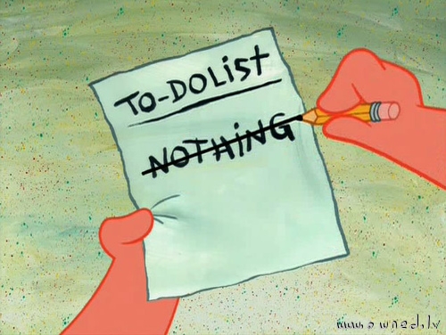 To do list