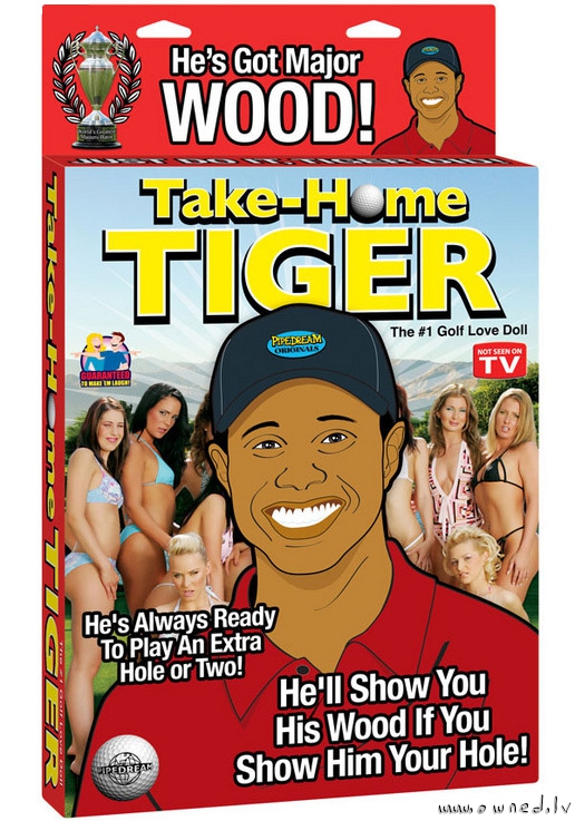 Tiger Woods love doll