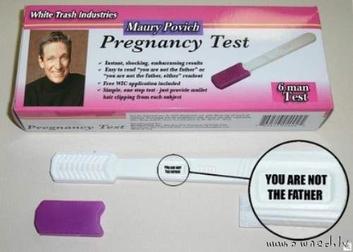 Pregnancy test for men