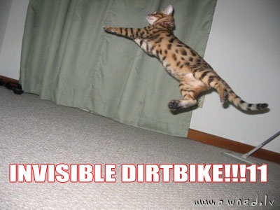 Invisible dirtbike