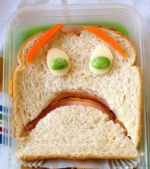 Sad sandwich