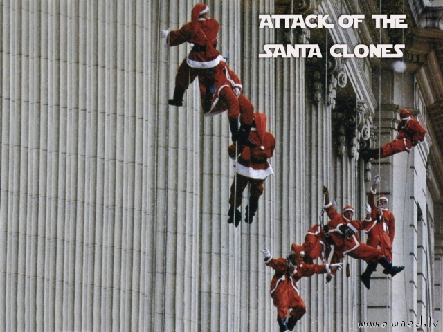 Attack of the Santa clones
