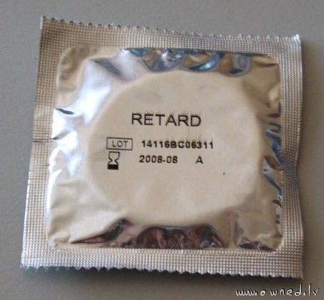 Retard condom