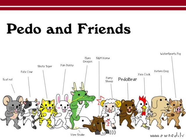 Pedo and friends