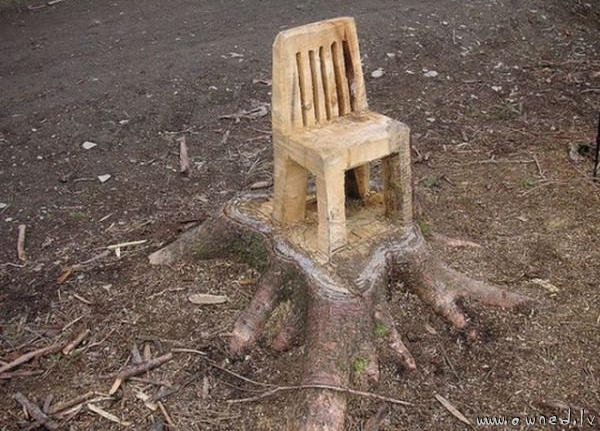 Wooden chair