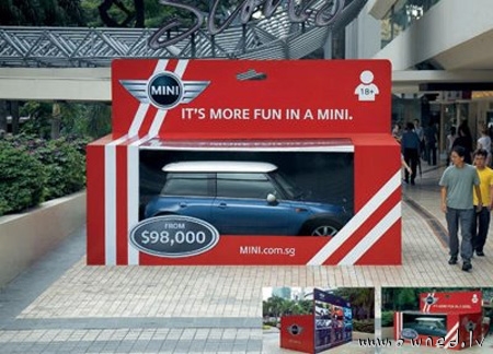 Mini Cooper advert