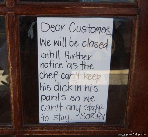 Dear customers