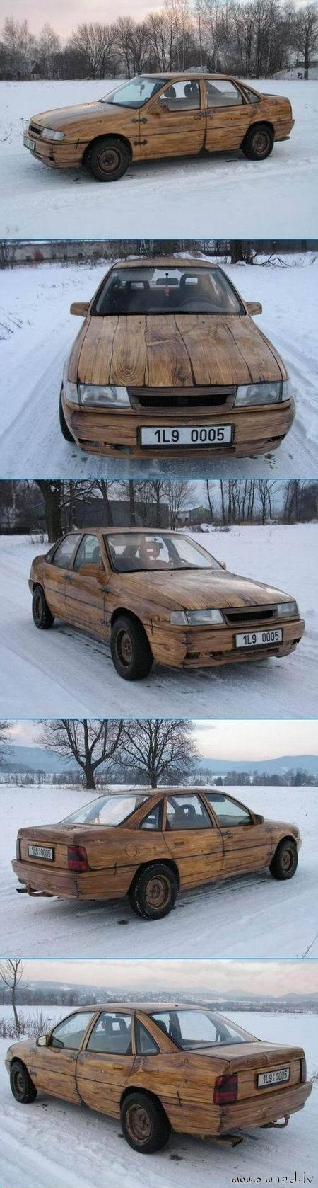 Wooden car