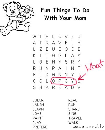 Fun things to do with your mom