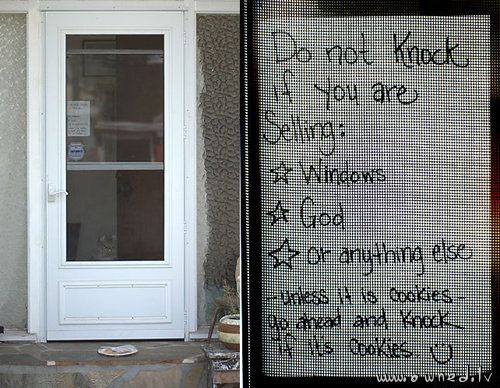 Do not knock