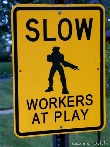 Workers at play