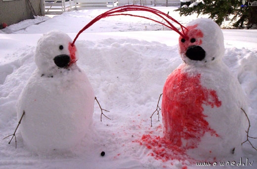 Emo snowman