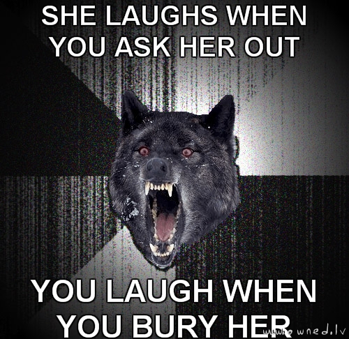 She laughs