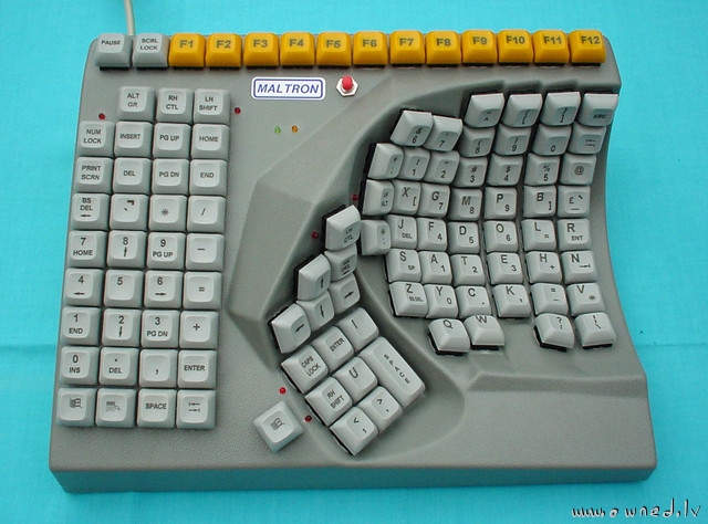 Strange keyboard
