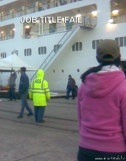 Job title fail