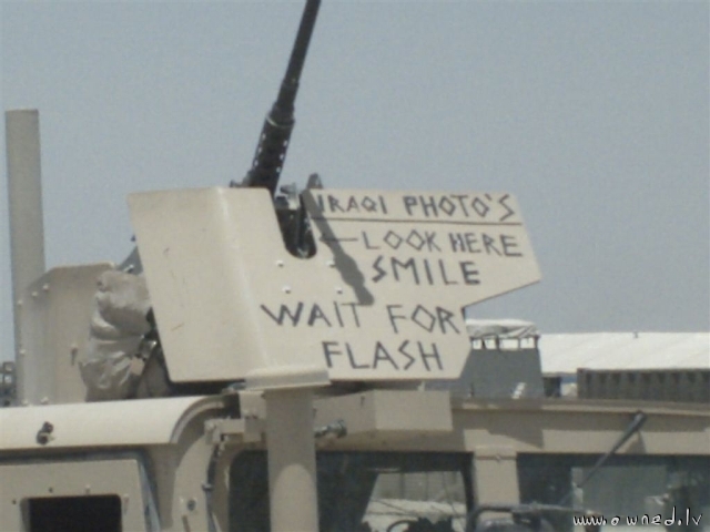 Iraqi photo's. Wait for flash