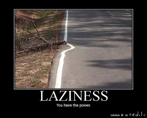 Laziness