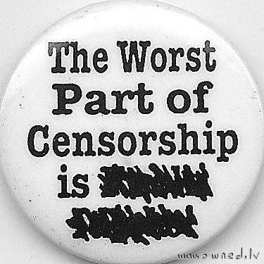 The worst part of censorship