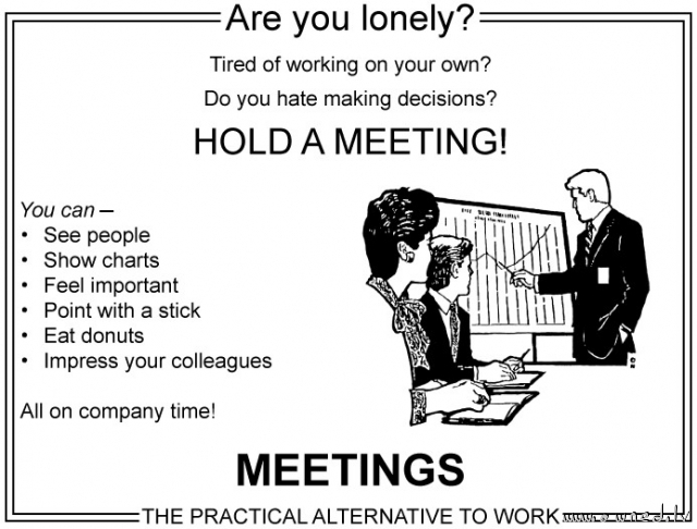 Hold a meeting