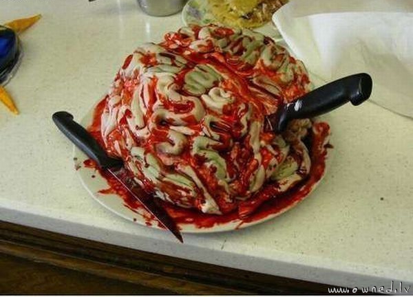 Scary cake