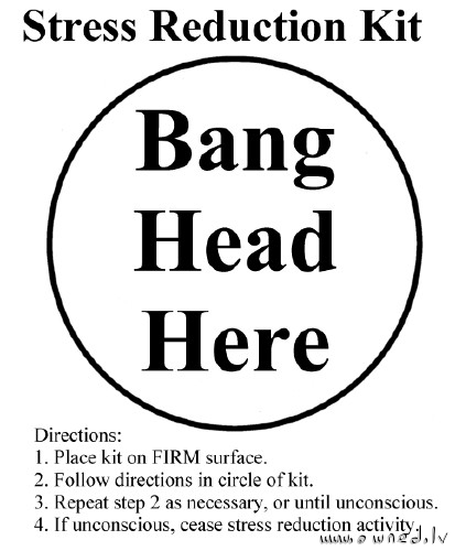 Stress reduction kit