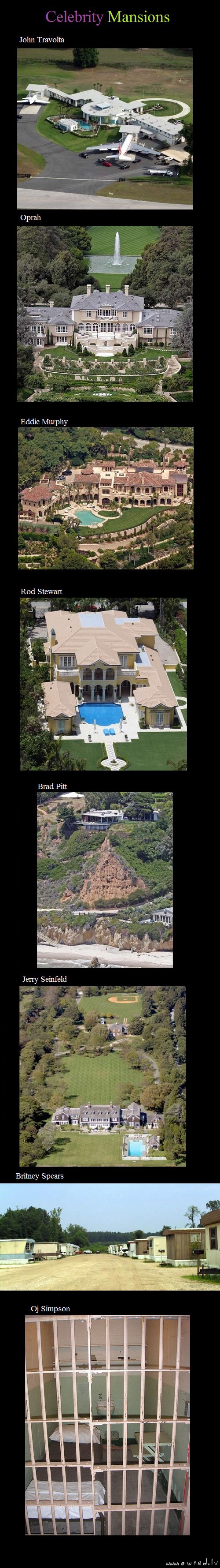 Celebrity mansions