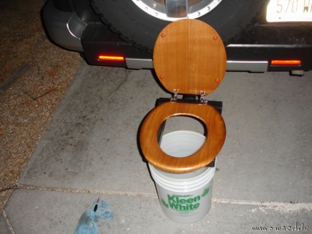 Mountable toilet