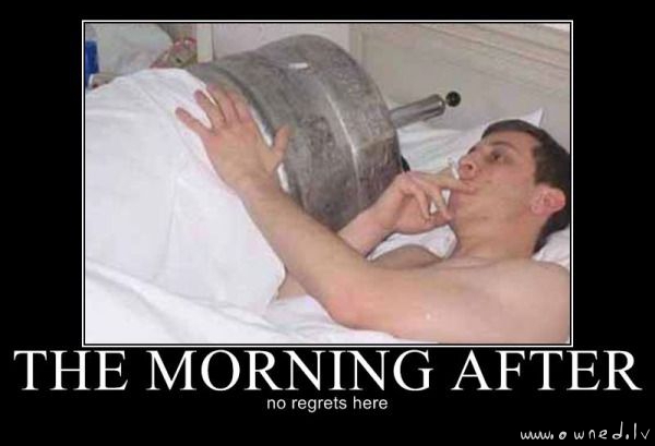 The morning after