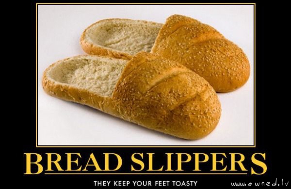 Bread slippers