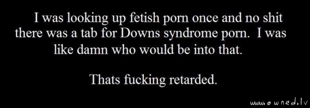 Downs syndrome porn