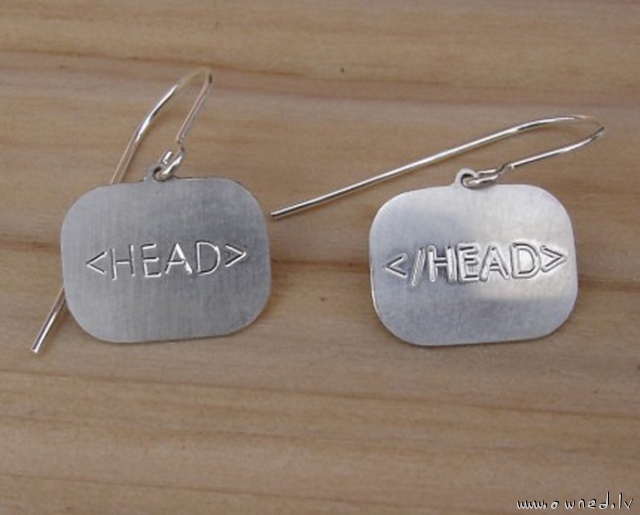 Earrings for nerds