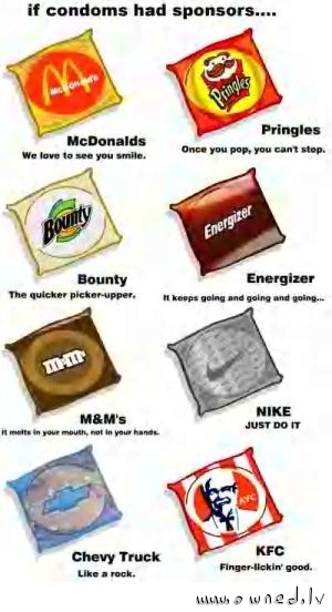 If condoms had sponsors