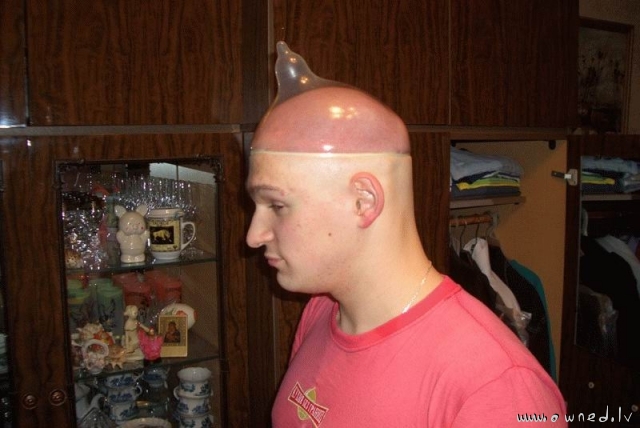 Stylish condom hat