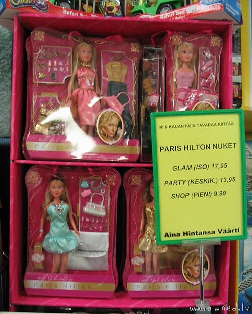 Paris Hilton doll