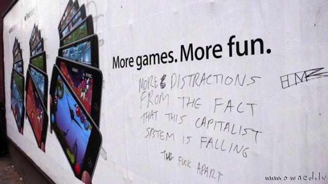 More games more fun