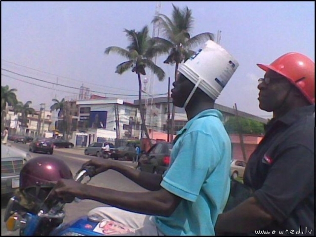 Always wear your bucket