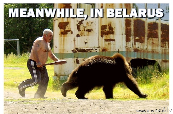 Meanwhile in Belarus